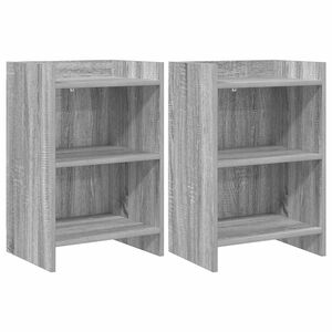 vidaXL S&auml;ngbord 2 pcs Gr&aring; Sonoma 40 x 30 x 60 cm Konstruerat tr&auml;