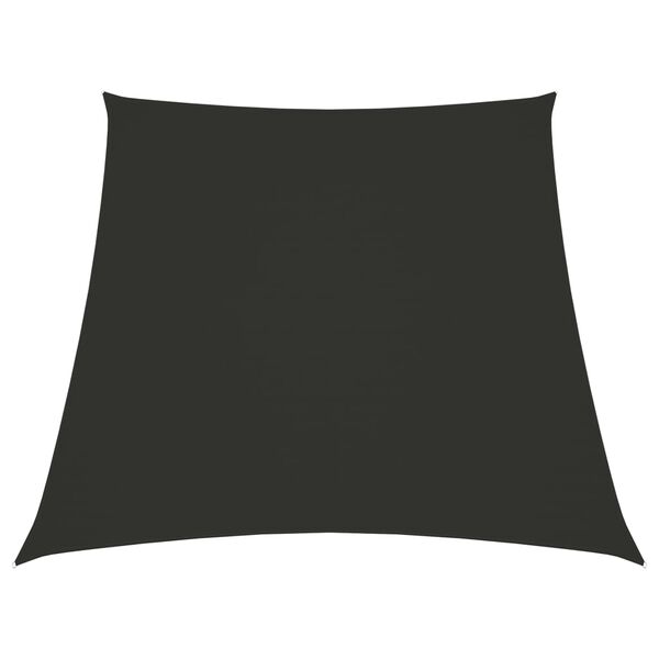 vidaXL Solsegel oxfordtyg trapets 2/4x3 m antracit