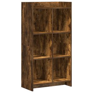 vidaXL Bokhylla R&ouml;kt ek 59 x 30 x 111 cm Konstruerat tr&auml;