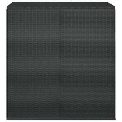 vidaXL Dynbox PE-rotting 100x49x103,5 cm svart