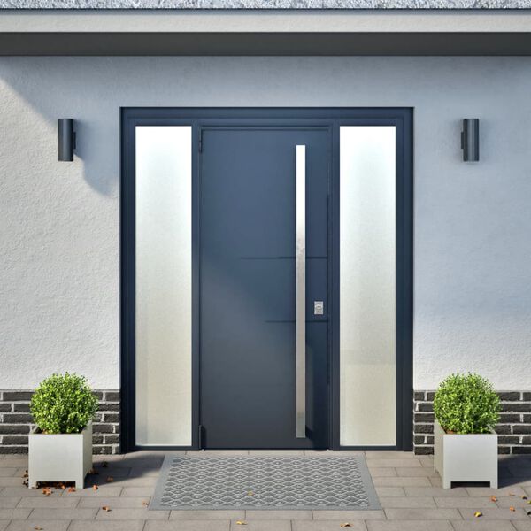 vidaXL Trädgårdskrukor 2 st 30x30x30 cm rostfritt stål