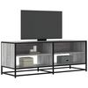 vidaXL Tv-b&auml;nk gr&aring; sonoma 120,5x40x46 cm konstruerat tr&auml; och metall