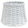 vidaXL Taklampsk&auml;rm vit &Oslash;25x17 cm korgmaterial