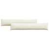 vidaXL Sofakuddar 2 st Kr&auml;m 200 x 40 cm Kordread tyg