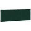 vidaXL Headboard Cushion "Hanko" Dark Green 140 cm Velvet