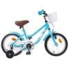 vidaXL Barncykel 14 Tum fr&aring;n 3-5 &aring;r gammal Ljusbl&aring;