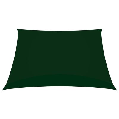 vidaXL Solsegel oxfordtyg fyrkantigt 4,5x4,5 m mörkgrön