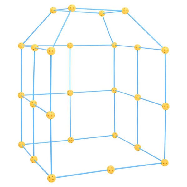 vidaXL Byggsats för att bygga fort för barn 72 delar