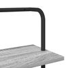 vidaXL Hyllsystem Gr&aring; Sonoma 60 x 24 x 203 cm Konstruerat tr&auml;