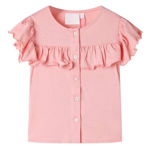 T-shirt f&ouml;r barn medelrosa 92