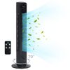 vidaXL Tornfl&auml;kt med fj&auml;rrkontroll och timer &Phi;24x80 cm svart