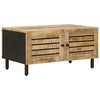vidaXL Kaffeebord Naturlig 80 x 50 x 40 cm Massivt mangotr&auml;