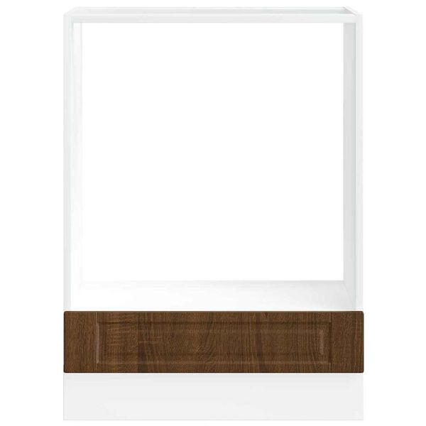 vidaXL Överskåp Porto brun ek konstruerat trä