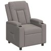 vidaXL Reclinerf&aring;t&ouml;lj Taupe 75 x 95 x 100 cm Tyg