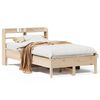 vidaXL S&auml;ngram utan madrass 90x190 cm massiv furu