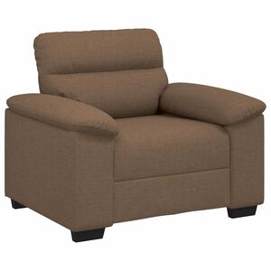 vidaXL Soffstol brun 100x81x84 cm tyg