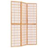 vidaXL Rumsavdelare med 3 paneler japansk stil 120x170 cm