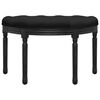 vidaXL B&auml;nk svart 81,5x41x49 cm sammet