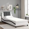 vidaXL Bed Frame without Mattress "Zadar" Black 180x200 cm Velvet
