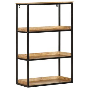 vidaXL Bokhylla 70 x 35 x 110 cm Massivt Mangotr&auml;