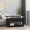 vidaXL Kaffeebord Svart Ek 80 x 50,5 x 41,5 cm Konstruerat trä