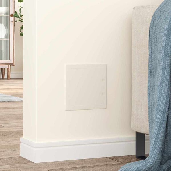 vidaXL &Aring;tkomstpaneler 2 pcs Vit 15 x 15 cm ABS Plast