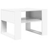 vidaXL Kaffeebord Vit 66 x 53 x 45 cm Konstruerat tr&auml;