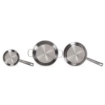 Livoo Köksset 5 delar rostfritt stål silver