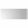 vidaXL LED Badrumsspegel Transparent 100 x 40 cm h&auml;rdat glas