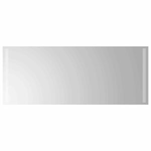 vidaXL LED Badrumsspegel Transparent 100 x 40 cm h&auml;rdat glas