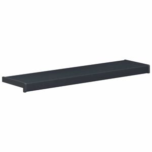 vidaXL F&ouml;nsterbr&auml;da Anthracit med tr&auml;&aring;dring 80 x 20 x 4,5 cm PVC