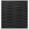 vidaXL Staketpanel WPC 170x180 cm svart