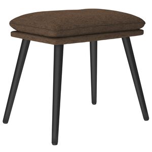 vidaXL Fotpall brun 45x29,5x35 cm tyg