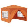 vidaXL Pop-up Partyt&auml;lt 290 x 290 x 245 cm Orange