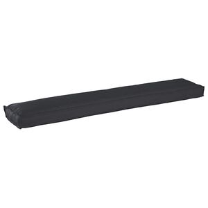 vidaXL Pallkudde Svart 200 x 40 x 8 cm Oxford Tyg