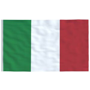 vidaXL Italiens flagga 90x150 cm