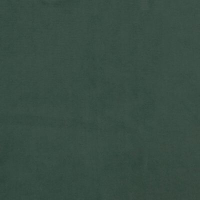 vidaXL Sänggavel med kanter mörkgrön 163x16x118/128 cm sammet