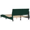 vidaXL Bed Frame without Mattress "Hanko" Dark Green 140x190 cm Velvet