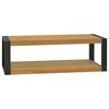 vidaXL V&auml;ggmonterat badrumssk&aring;p 110x45x35 cm massiv teak