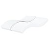 vidaXL Skummadrass vit 180x210 cm h&aring;rdhet H2 H3