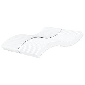 vidaXL Skummadrass vit 180x210 cm h&aring;rdhet H2 H3