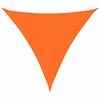 vidaXL Solsegel oxfordtyg trekantigt 3x3x3 m orange