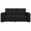 vidaXL Soffa Svart 180 x 78 x 84 cm tyg
