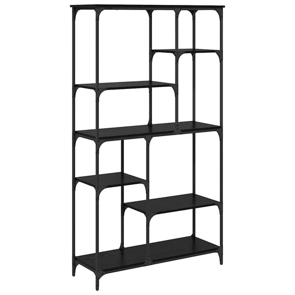vidaXL Hyllsystem Svart Ek 99 x 35,5 x 176 cm Konstruerat tr&auml;