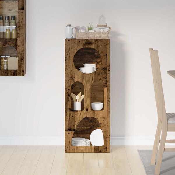 vidaXL Sideboard Gammalt tr&auml; 40 x 35 x 100.5 cm Konstruerat tr&auml;