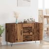 vidaXL Sideboard med l&aring;da Gammalt tr&auml; 100 x 36 x 60 cm Konstruerat tr&auml;