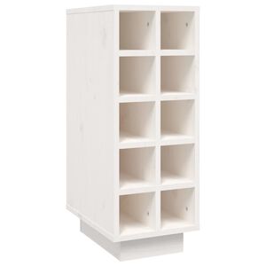 vidaXL Vinsk&aring;p vit 23x34x61 cm massiv furu