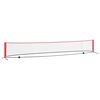 vidaXL Tennis N&auml;t Svart och R&ouml;d 595 x 90,5 x 87 cm Polyester