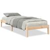 vidaXL S&auml;ngram utan madrass extra l&aring;ng 80x220 cm massiv furu