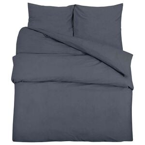 vidaXL B&auml;ddset antracit 260x240 cm bomull